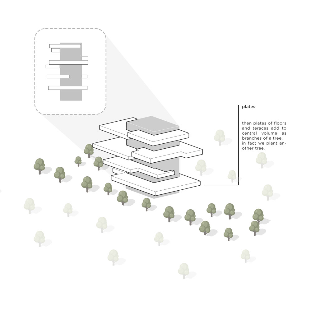 picture no. 4 of Another tree Villa project, designed by Mohammad Reza Kohzadi
