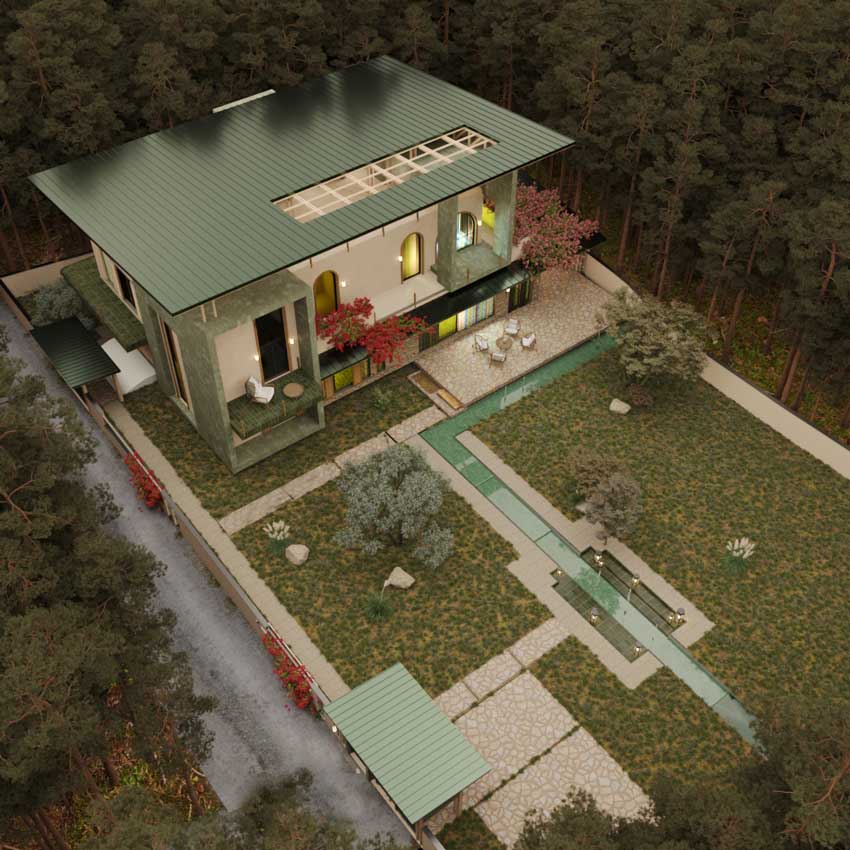 picture no. 11 of Bahar House project, designed by Mohammad Reza Kohzadi