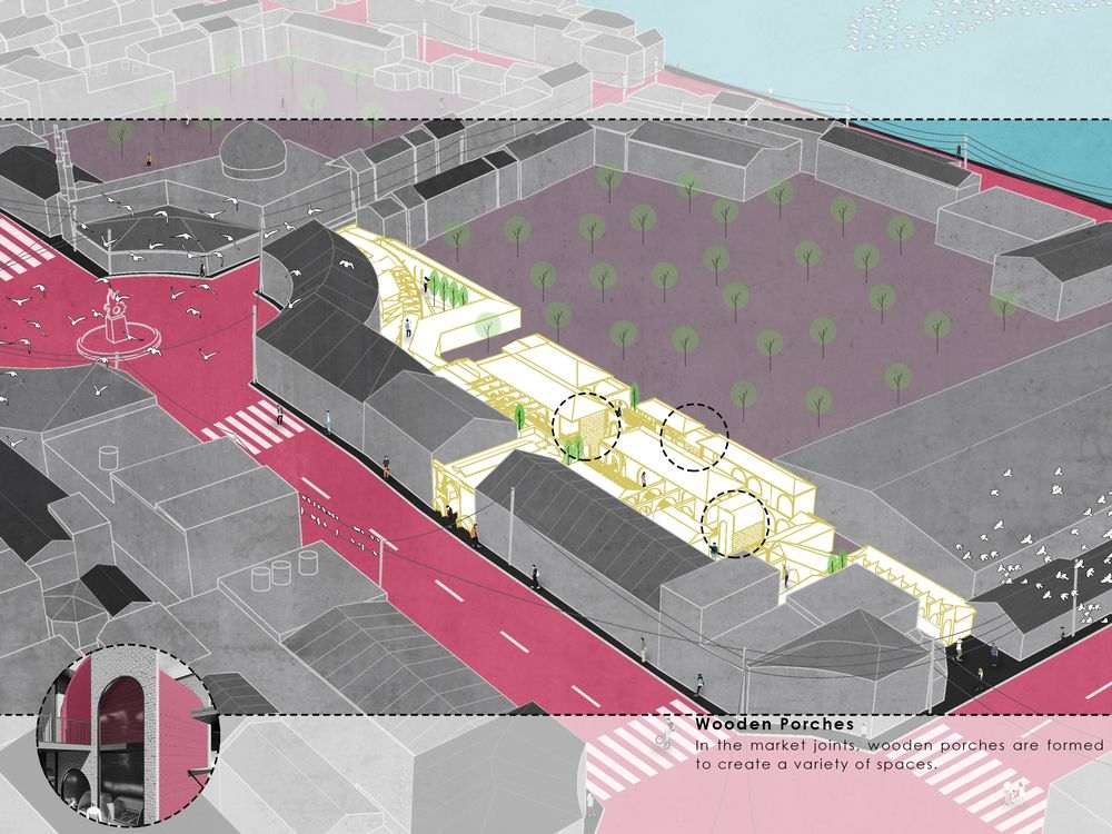 picture no. 8 of Traditional Bazar Tonekabon project, designed by Mohammad Reza Kohzadi