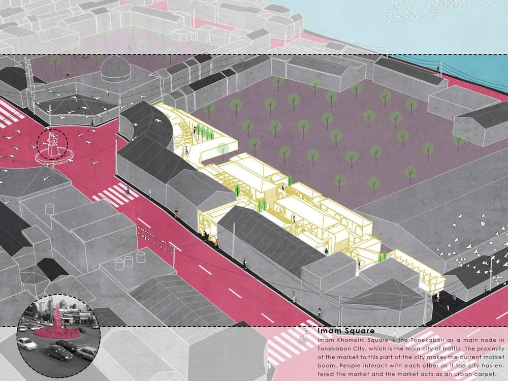 picture no. 10 of Traditional Bazar Tonekabon project, designed by Mohammad Reza Kohzadi