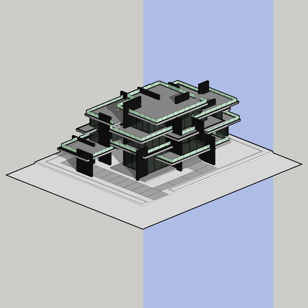 picture no. 6 of Domino Villa project, designed by Mohammad Reza Kohzadi