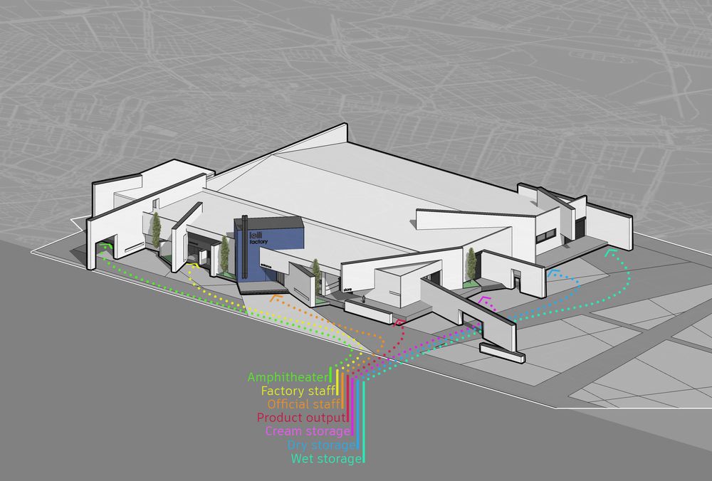 picture no. 12 of Leili Pastry Factory project, designed by Mohammad Reza Kohzadi