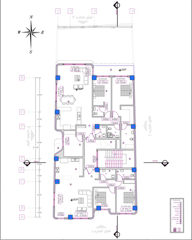 picture no. 26 of Safagol Apartment project, designed by Mohammad Reza Kohzadi
