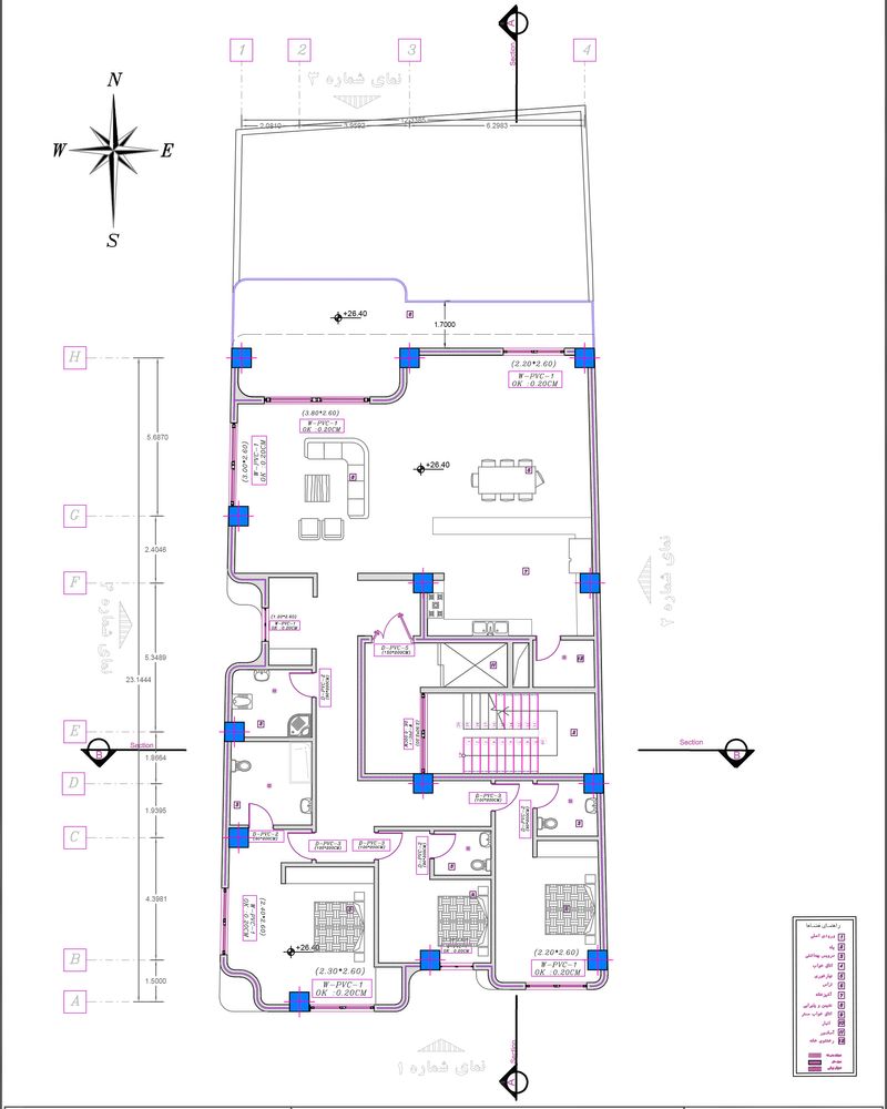 picture no. 27 of Safagol Apartment project, designed by Mohammad Reza Kohzadi