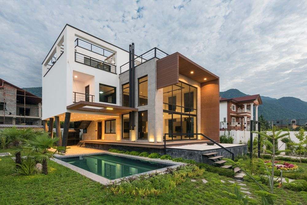 Details and images of Tooska Villa , Villa architecture project, which is Compeleted. design and development in 2018 by MRK Office.