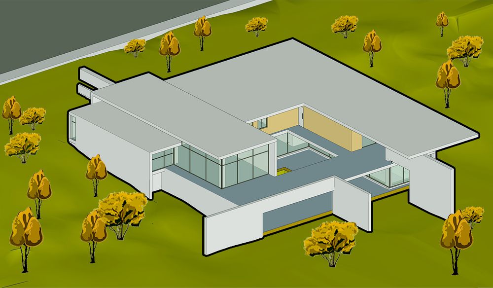 picture no. 11 of Villa on the hill project, designed by Mohammad Reza Kohzadi