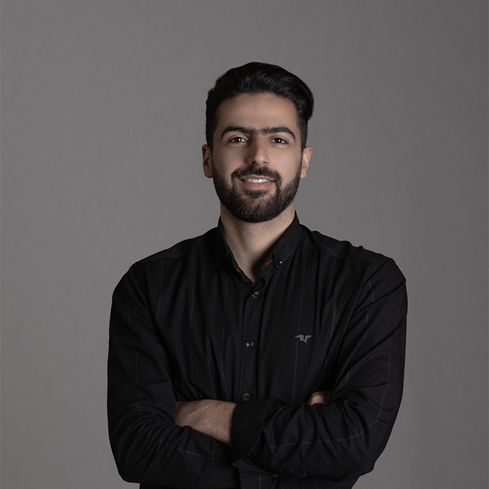 Mohammad Aghajani , smiling