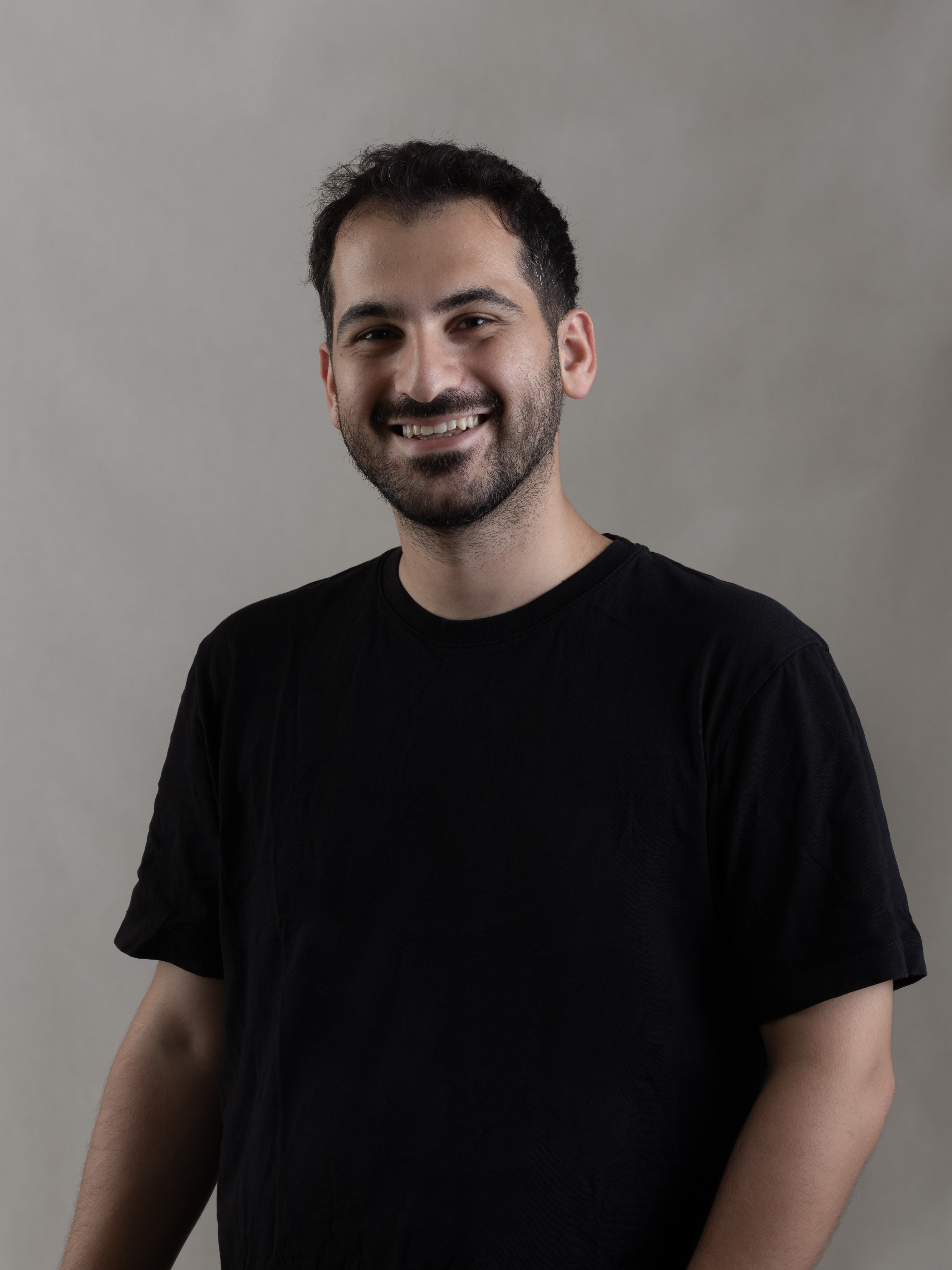 Beniamin Jahanshahi, smiling